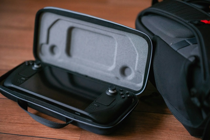 DJ controller securely stored inside a padded hard flight case