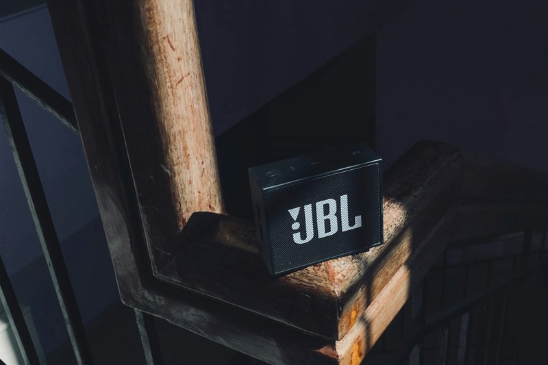 JBL 310S ported studio subwoofer in a professional control room with acoustic treatment