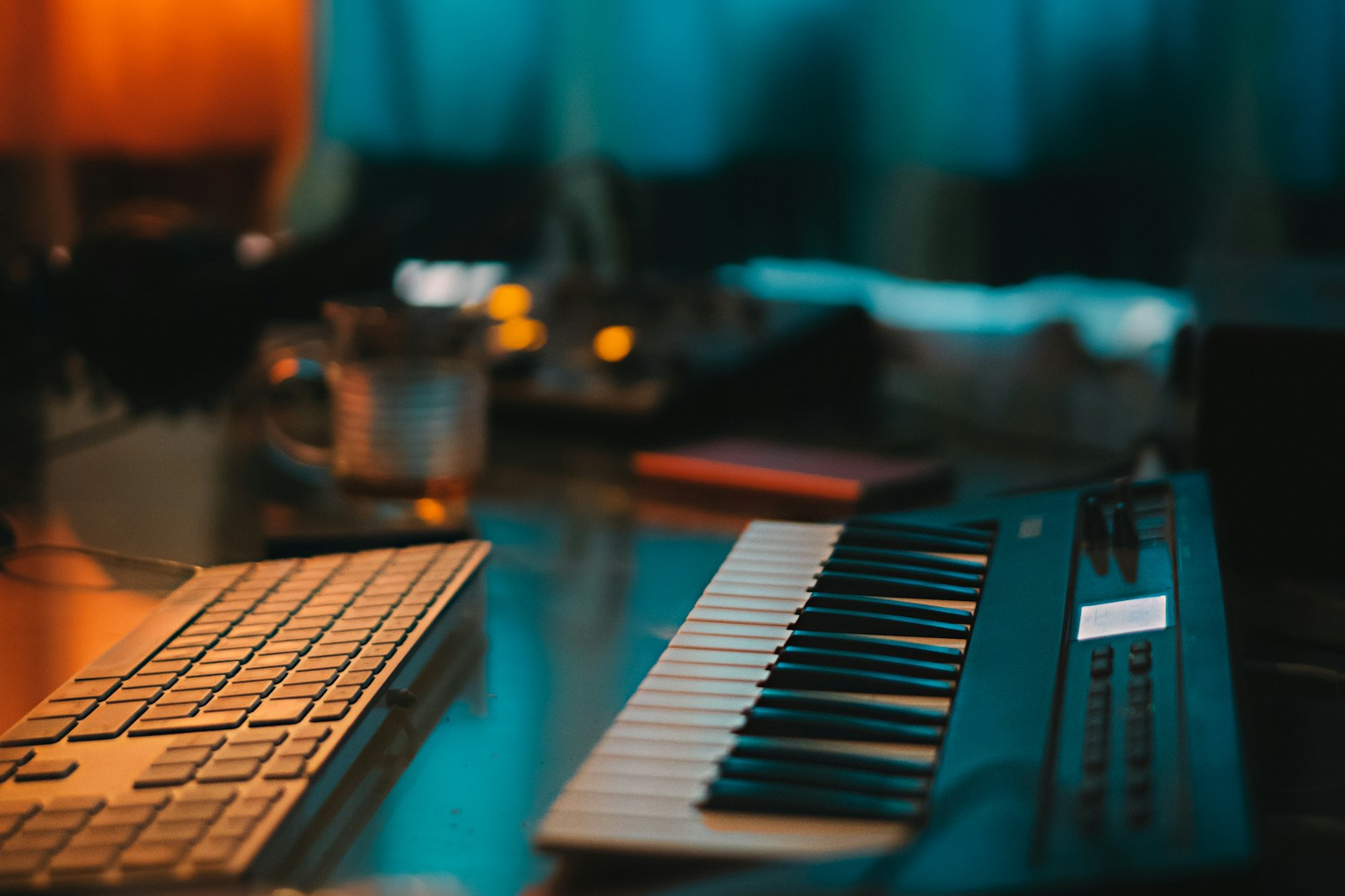 Music production gear arranged on a desk illustrating transparent testing methodology