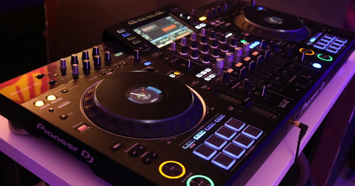 Pioneer XDJ-RR and XDJ-RX3 all-in-one DJ systems placed side by side